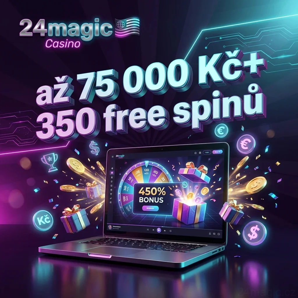 až 75 000 Kč+ 350 free spinů